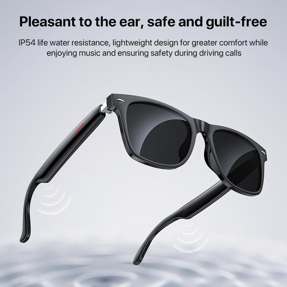 Handsfree Bluetooth Yesido IO35, Tipo Óculos de Sol Unissexo, A2DP, Preto