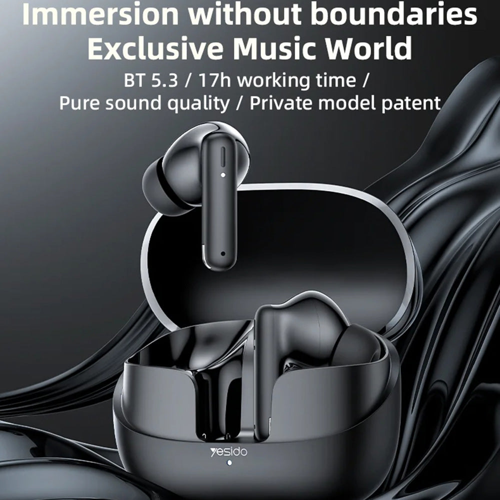 Handsfree Bluetooth Yesido TWS26, TWS, Preto