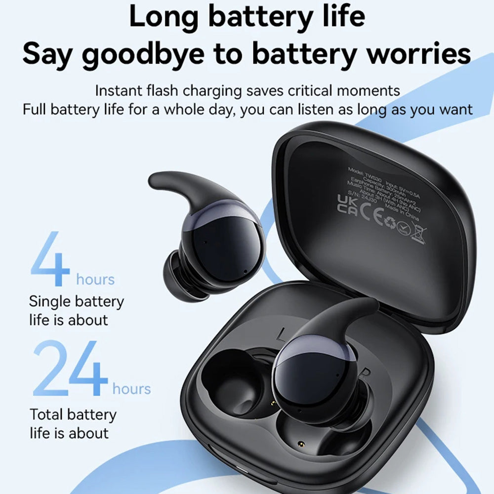 Handsfree Bluetooth Yesido TWS30, TWS, ANC, Preto