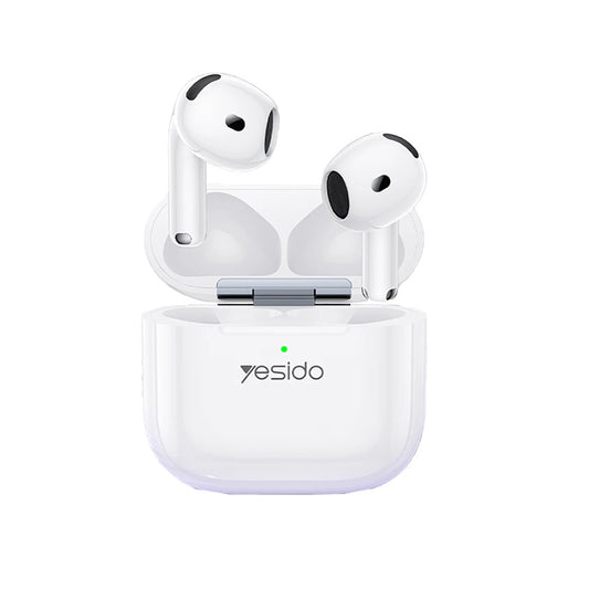 Handsfree Bluetooth Yesido TWS32, TWS, ANC, Branco