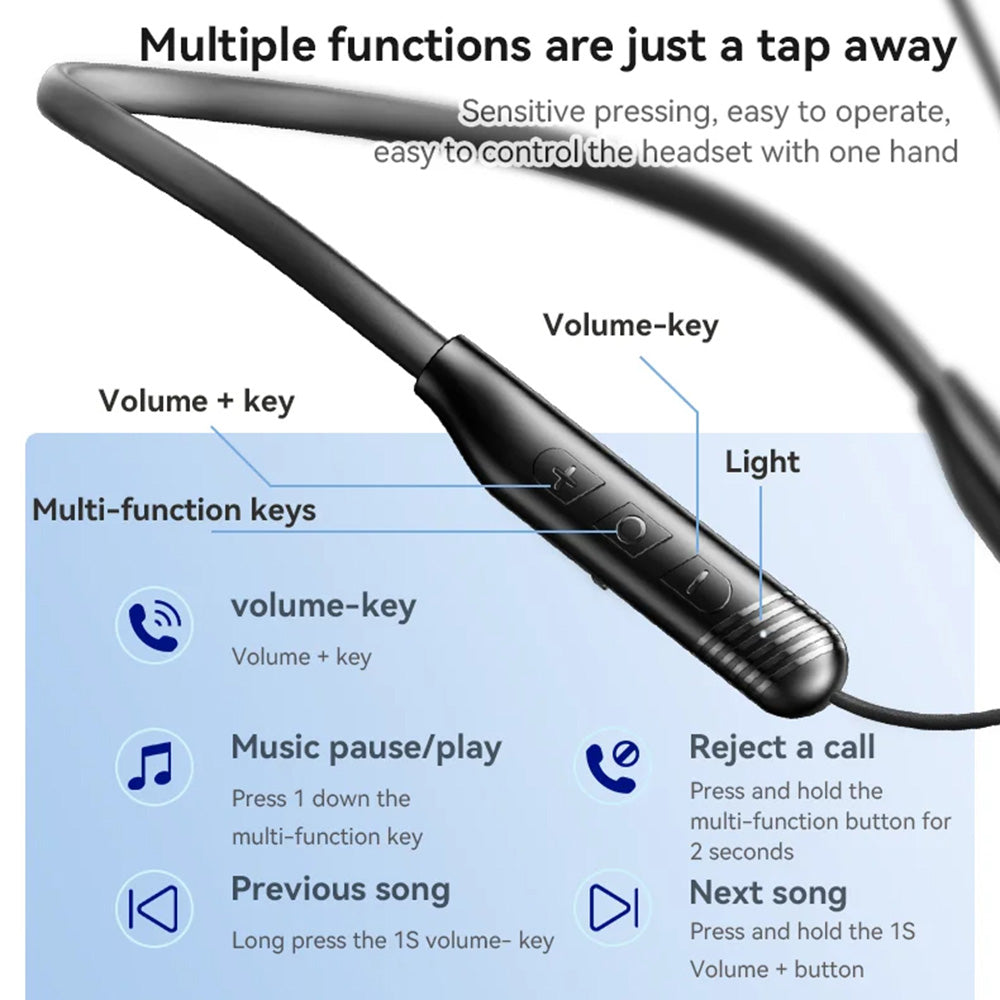 Handsfree Bluetooth Yesido YSP20, A2DP, Preto