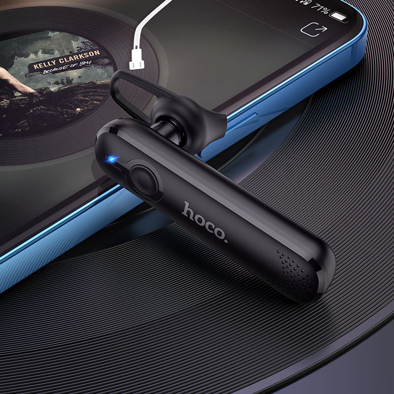 Auricular Bluetooth HOCO E63 Diamond, A2DP, Preto