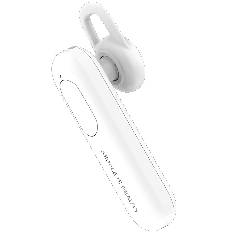 Mãos-livres Bluetooth XO Design BE4, Multiponto, A2DP, Branco