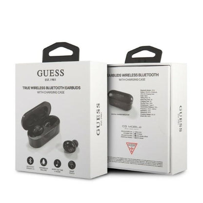 Handsfree Bluetooth Guess Classic Logo, TWS, Preto