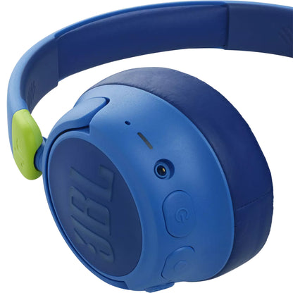 Mãos-livres Bluetooth JBL JR460 Kids NC, Multiponto, A2DP, ANC, Azul JBLJR460NCBLU