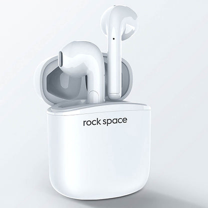 Auricular Bluetooth Rock Space EB100, TWS, Branco