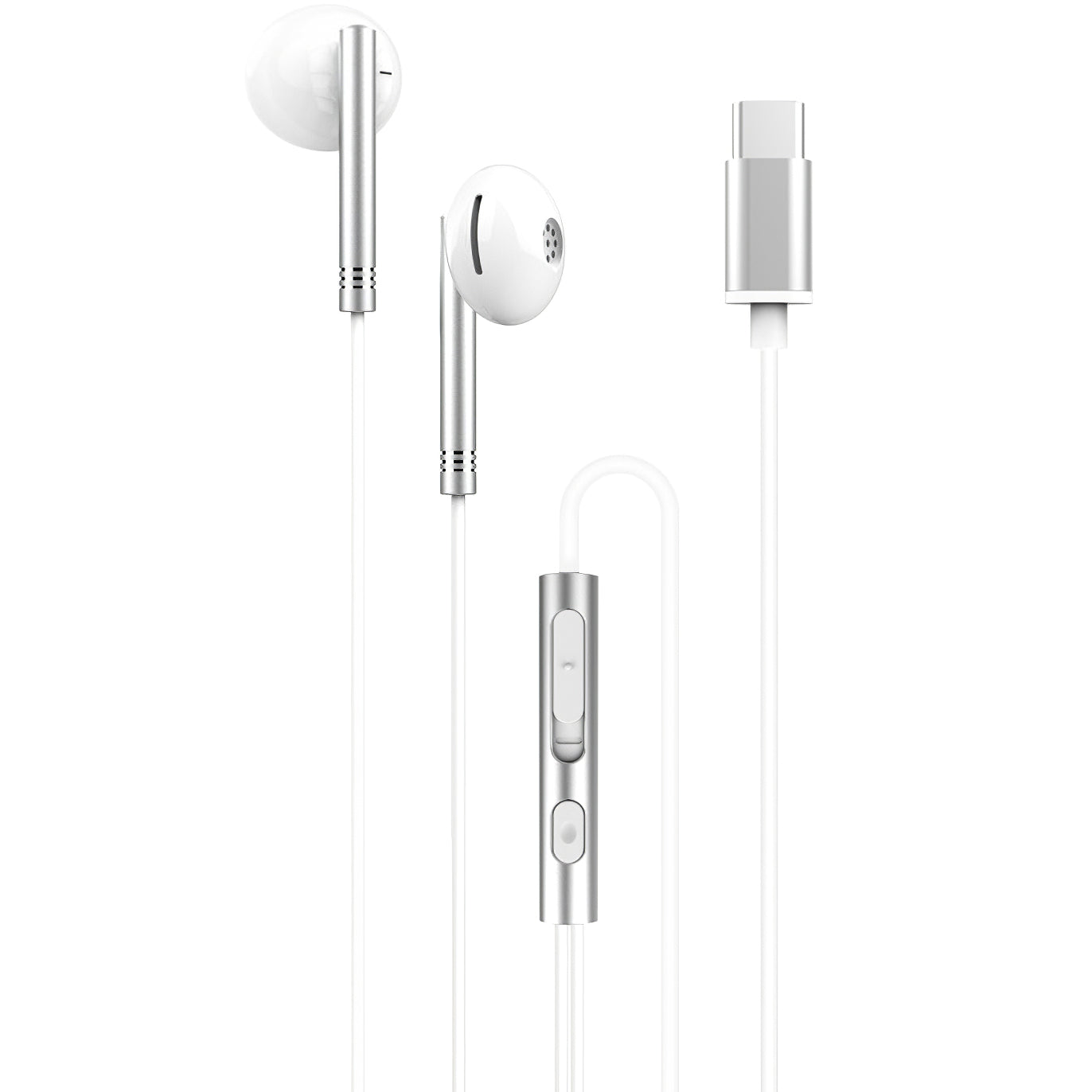 Handsfree USB-C XO Design EP29, Prateado