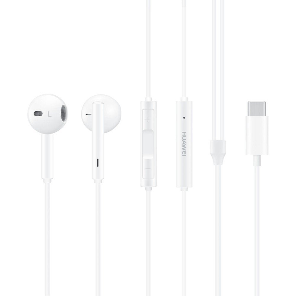 Mãos-livres USB-C USB-C Huawei CM33, Branco