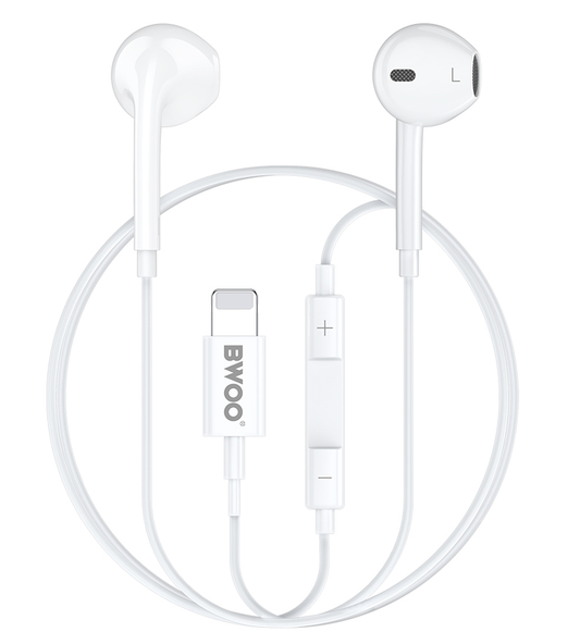 Handsfree Lightning BWOO BO-HF179, Branco