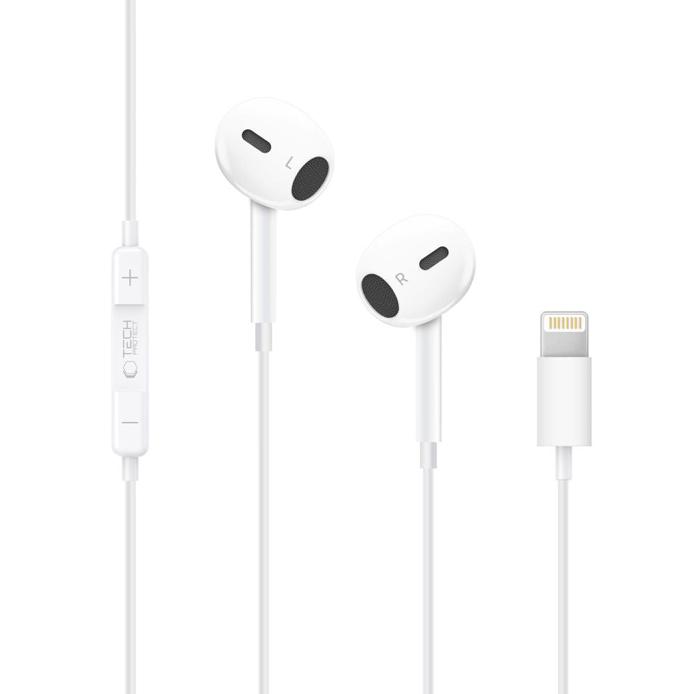 Handsfree Lightning Tech-Protect Ultraboost Core G2, Branco