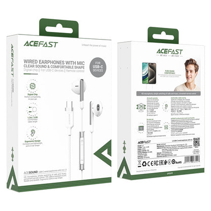 Handsfree USB-C Acefast L3, Branco
