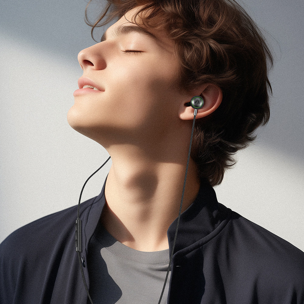 Handsfree USB-C Acefast L5, 1.2m, Preto