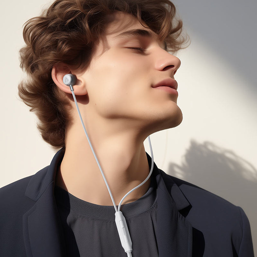 Handsfree USB-C Acefast L8, 1.2m, Cinzento