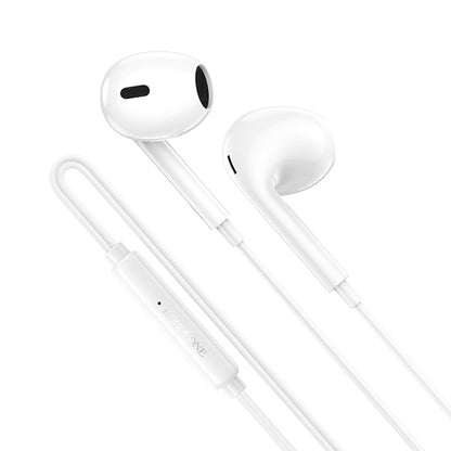 Auriculares USB-C Borofone BM100 Max Fuente, Branco
