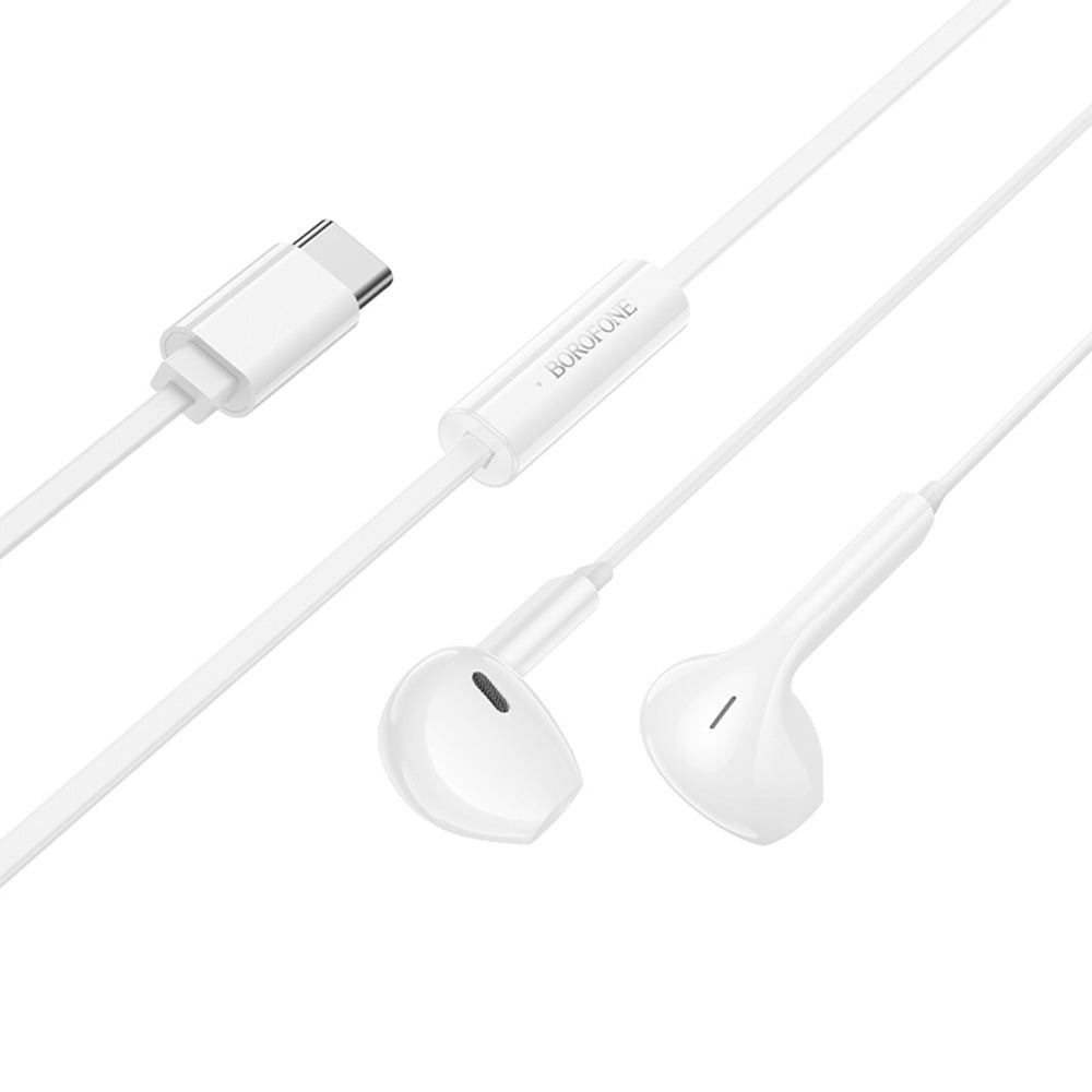 Handsfree USB-C Borofone BM99 Star, Branco