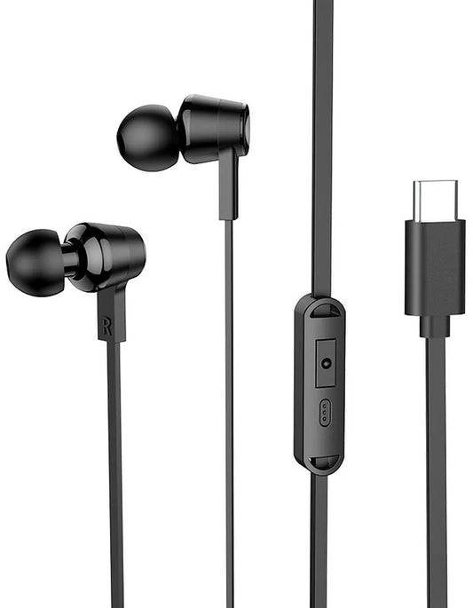 Handsfree USB-C HOCO M86, Preto