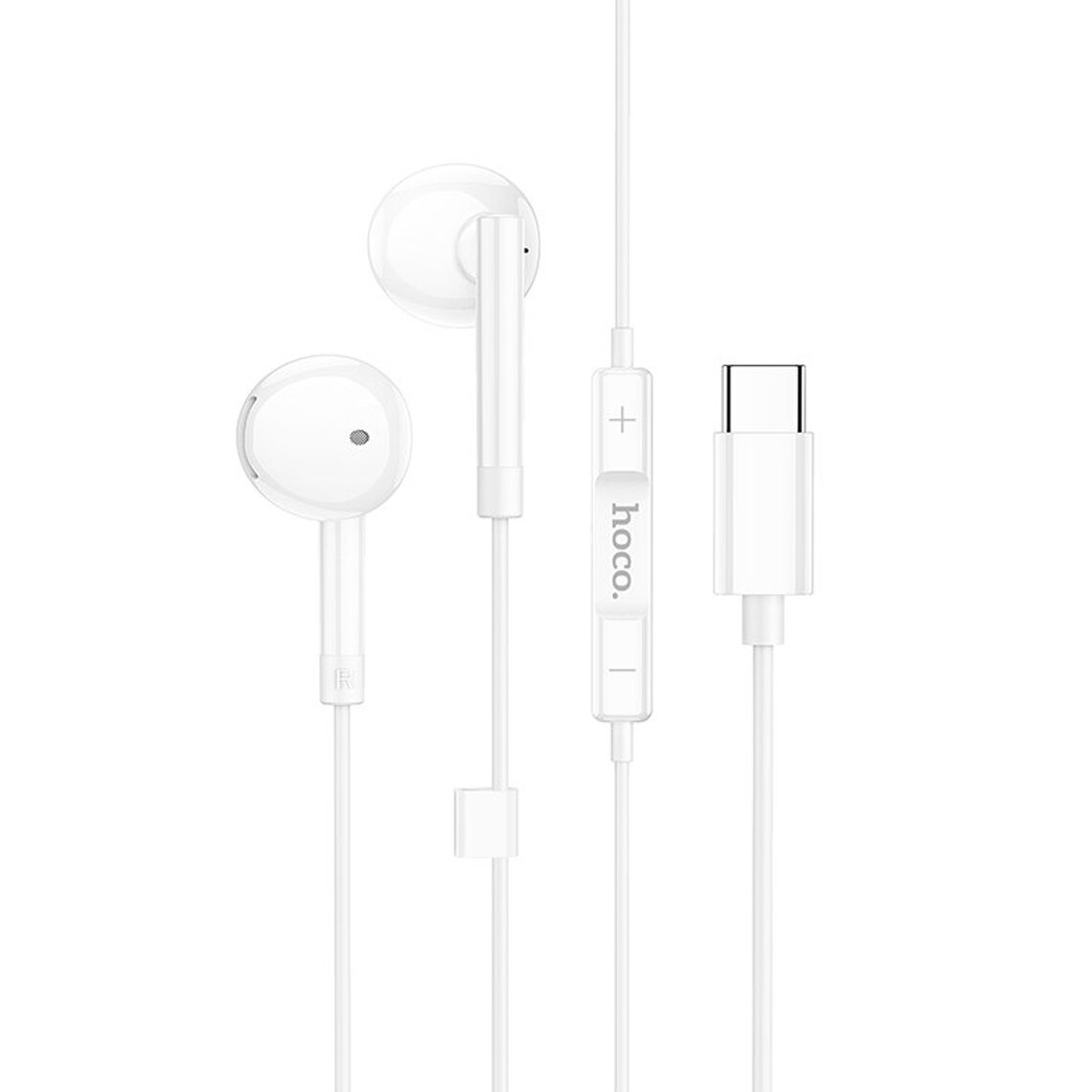 Handsfree USB-C HOCO M95, Branco