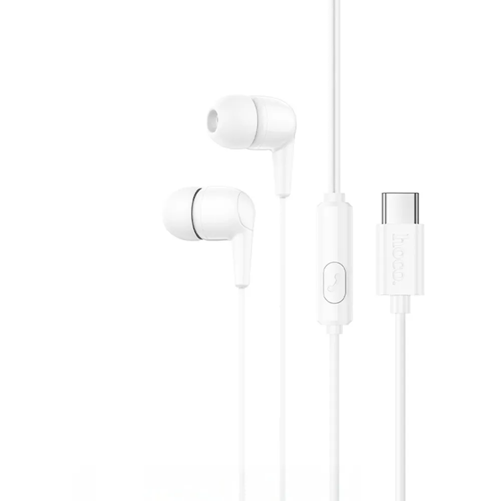 Auricular USB-C HOCO M97, Branco