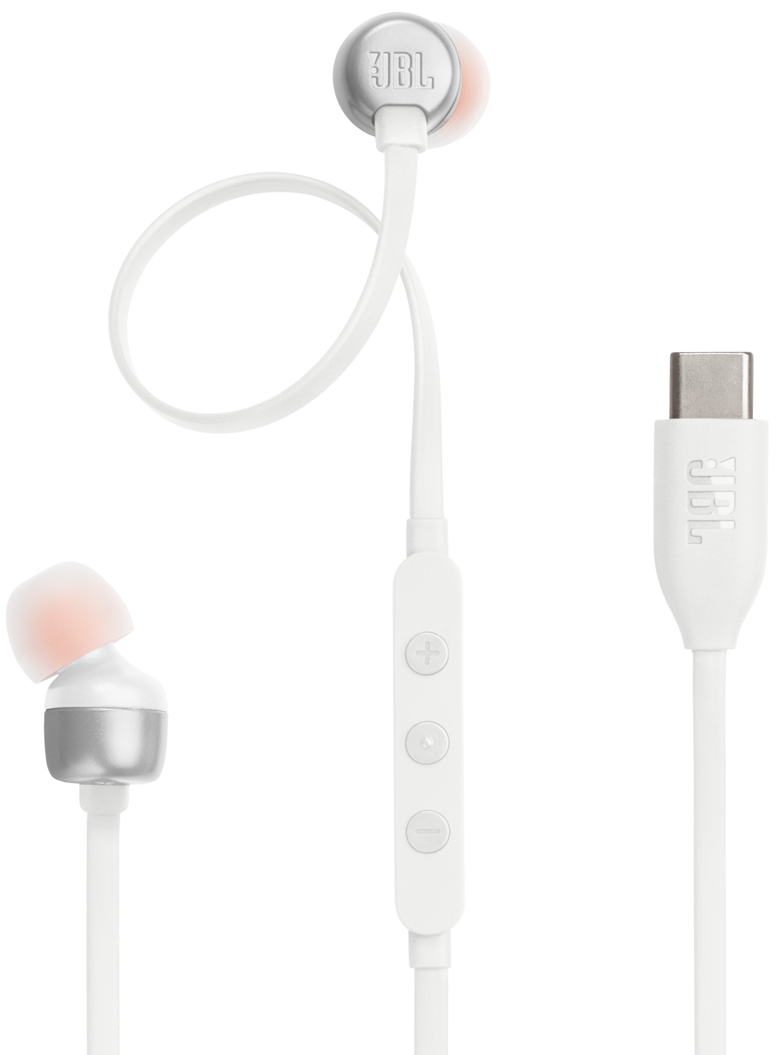 Handsfree USB-C JBL Tune 310C, Branco JBLT310CWHT