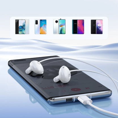 Handsfree USB-C Joyroom JR-EC05, Branco