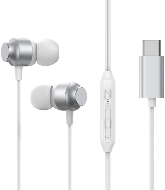 Handsfree USB-C Joyroom JR-EC06, Prateado