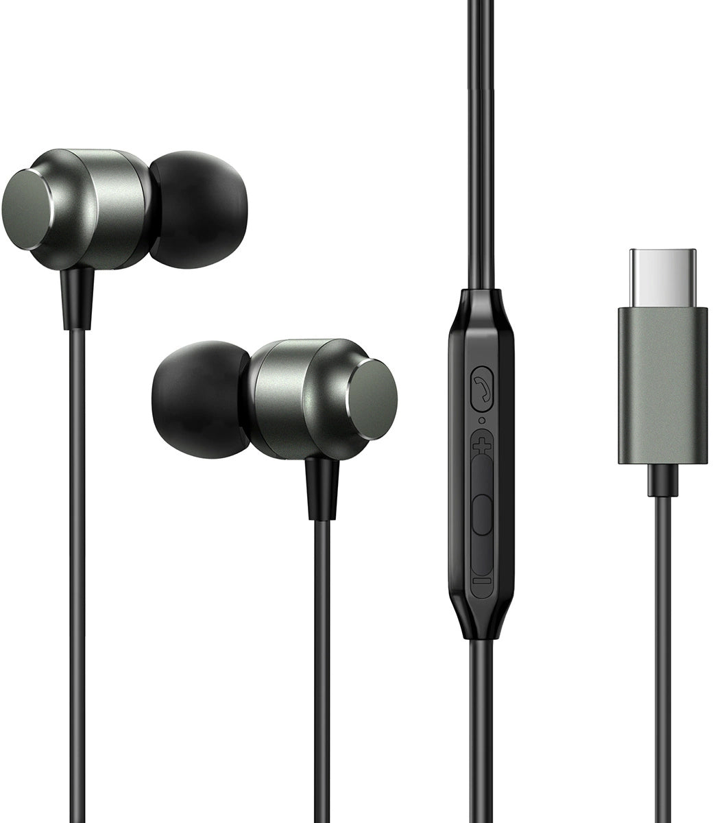 Handsfree USB-C Joyroom JR-EC06, Cinzento