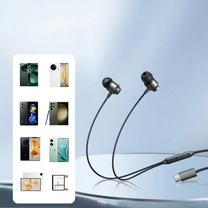 Handsfree USB-C Joyroom JR-EC06, Cinzento