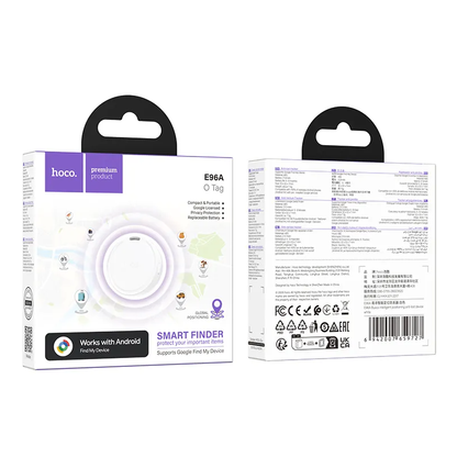 HOCO SmartTag E96A para Série Android, Branco