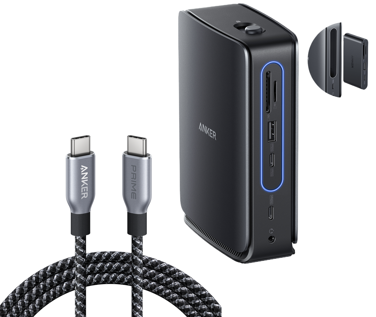 Hub Multifuncional Anker 13em1, Cinzento A83C3311