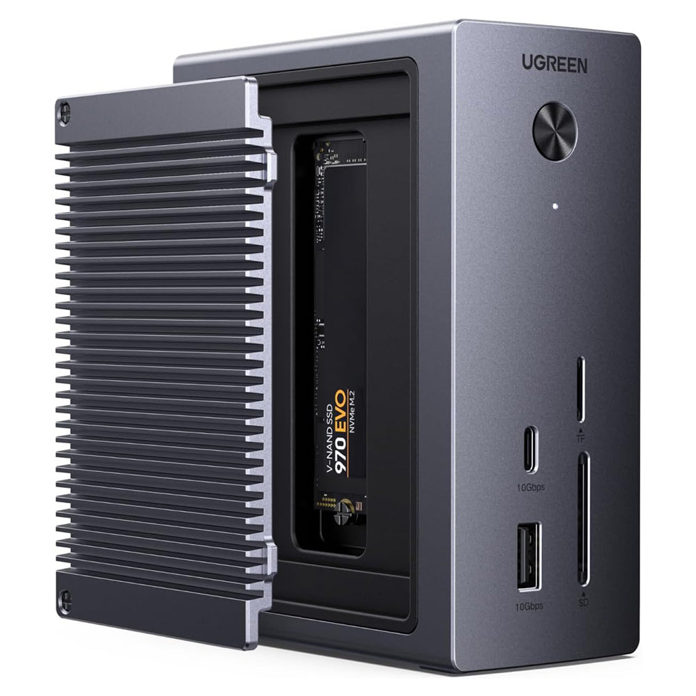 Hub Multifuncional UGREEN CM923 (55735), 10 em 1, Cinzento