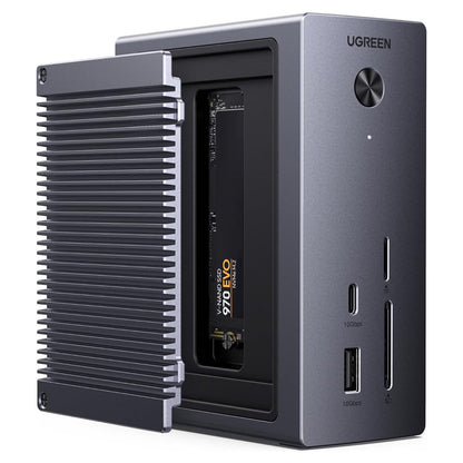 Hub Multifuncional UGREEN CM923 (55735), 10 em 1, Cinzento