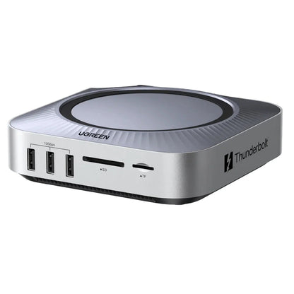 Hub multifunções UGREEN Revodok Maxidok (85883EU) para Apple Mac Mini M4 / Mini M4 Pro, 10 em 1, prateado