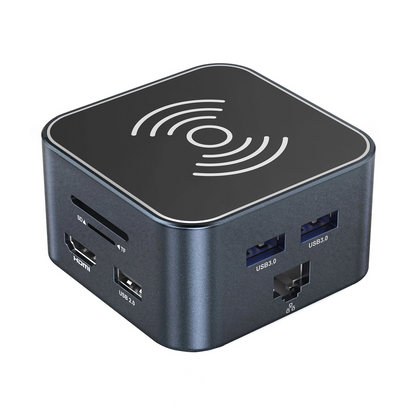 Hub Multifuncional WZK WHBC09Y8S, 12em1, Cinzento