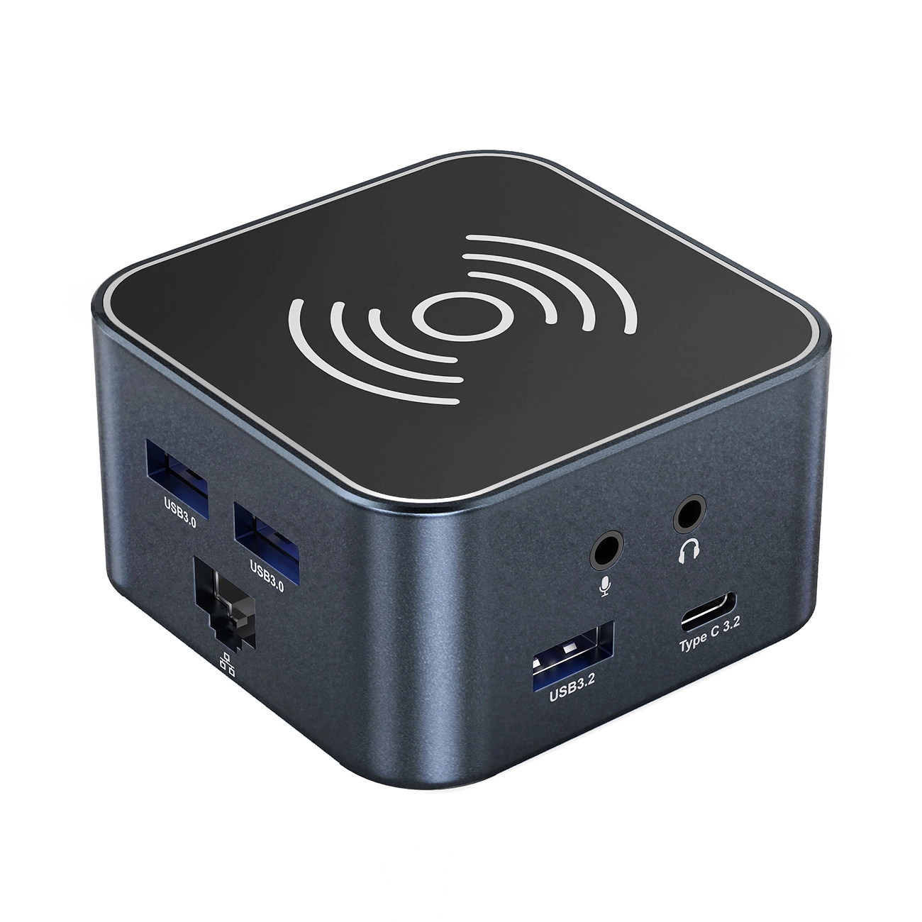 Hub Multifuncional WZK WHBC09Y8S, 12em1, Cinzento