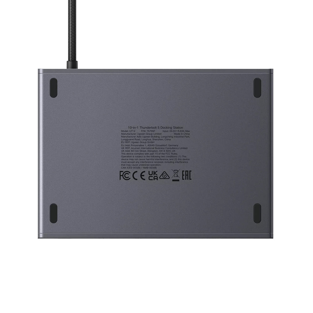 UGREEN U712 Thunderbolt Hub, 10in1, Gray