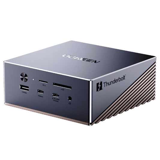 Hub Thunderbolt UGREEN U716, 17in1, Cinzento