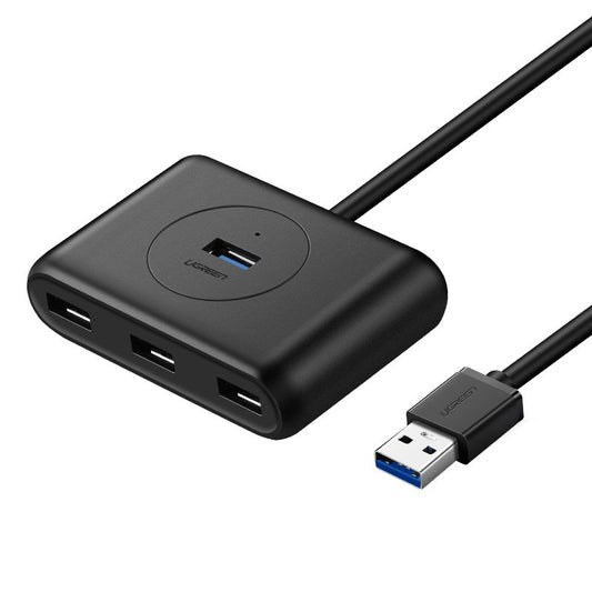 Hub USB UGREEN CR113, 4 x USB-A 3.0, 0.5m, Preto