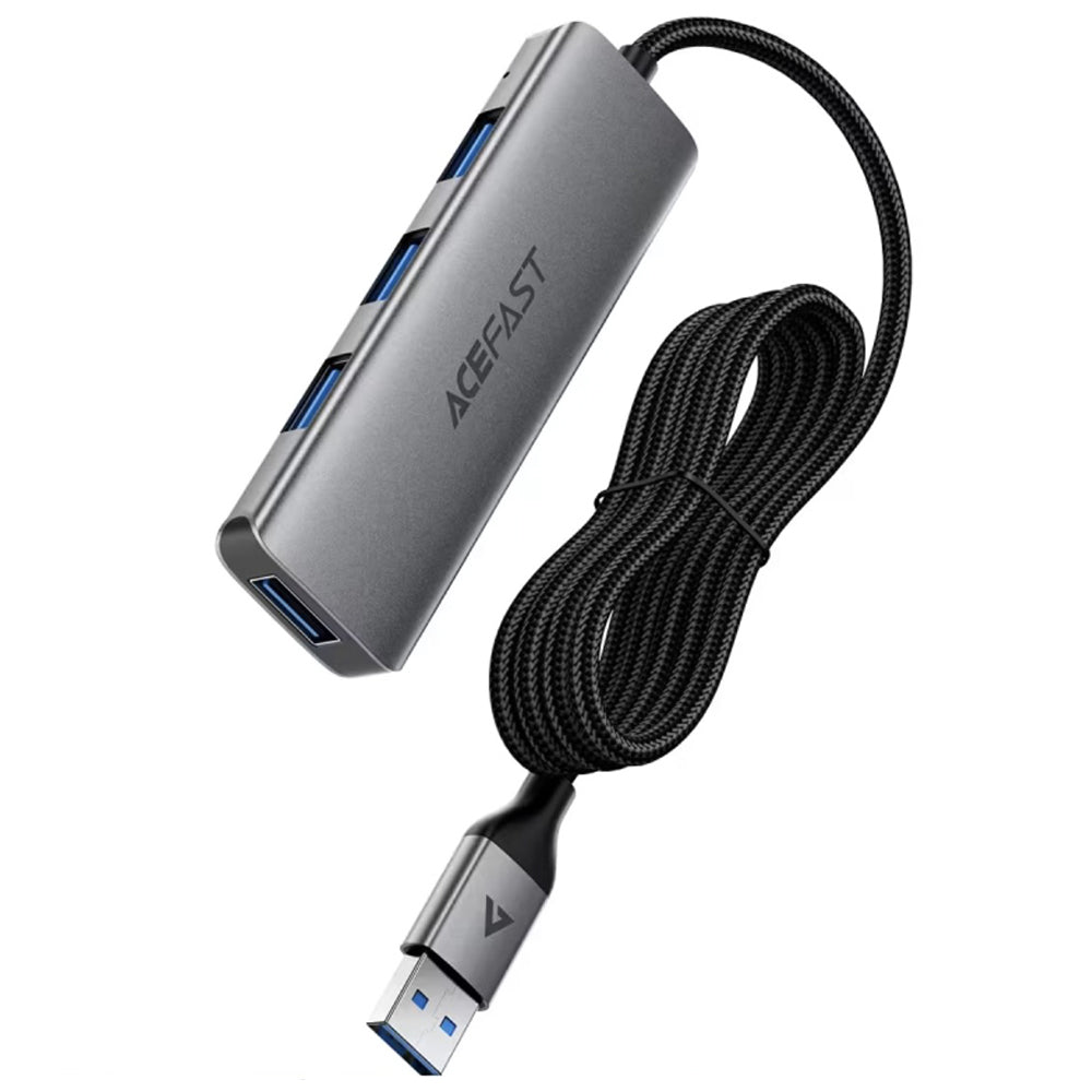 Hub USB Acefast J17, 4 em 1, Cinzento