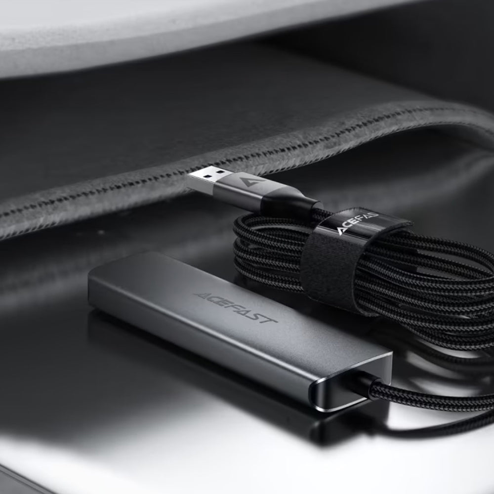 Hub USB Acefast J17, 4 em 1, Cinzento