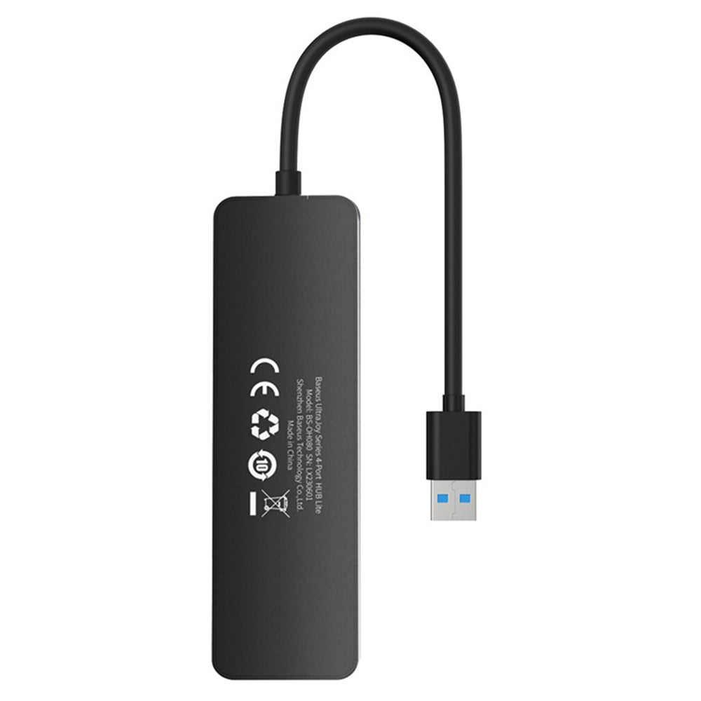 Baseus UltraJoy USB Hub, 4 x USB-A 3.0, 1m, Preto B0005280B111-03 