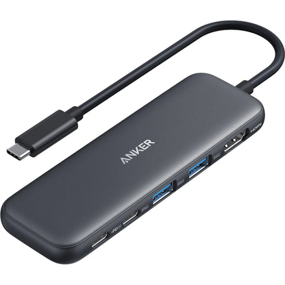 Hub USB-C Anker 332, 2 x USB-A - 2 x USB-C - 1 x HDMI, Cinzento A8355H11