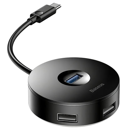 Baseus AirJoy USB-C Hub, 3 x USB-A - 1 x USB-A 3.0, Preto CAHUB-G01 CAHUB-G01 