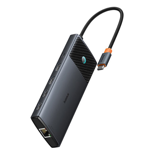 Hub USB-C Baseus Gleam II, 10in1, Preto B0114200