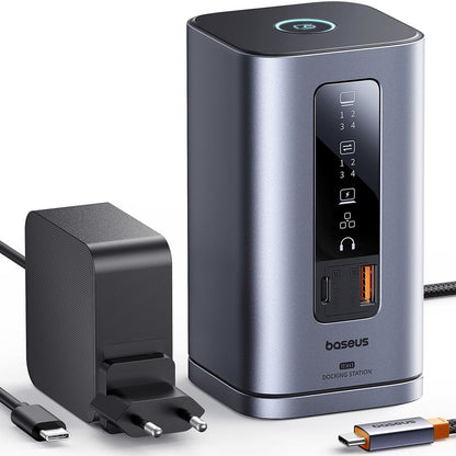 Hub Multifuncional Baseus Spacemate, 11in1, Cinzento B0112701