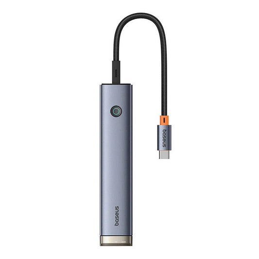 Baseus UltraJoy USB-C Hub, 2 x USB-A 3.0 - 1 x USB-A - 2 x USB-C - 1 x HDMI, Gray B00052802811-02