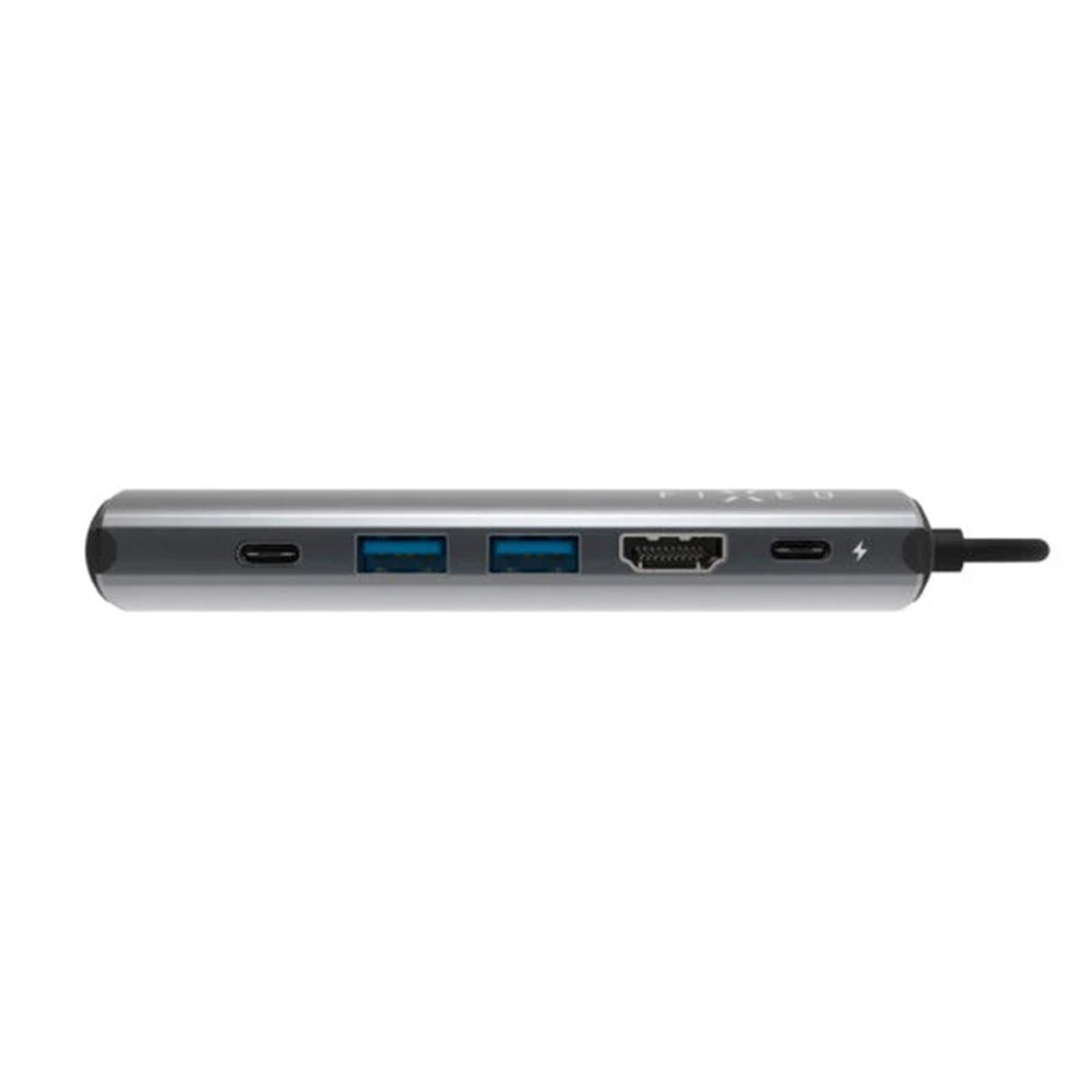 Hub USB-C Fixed Pro, 6 em 1, Cinzento