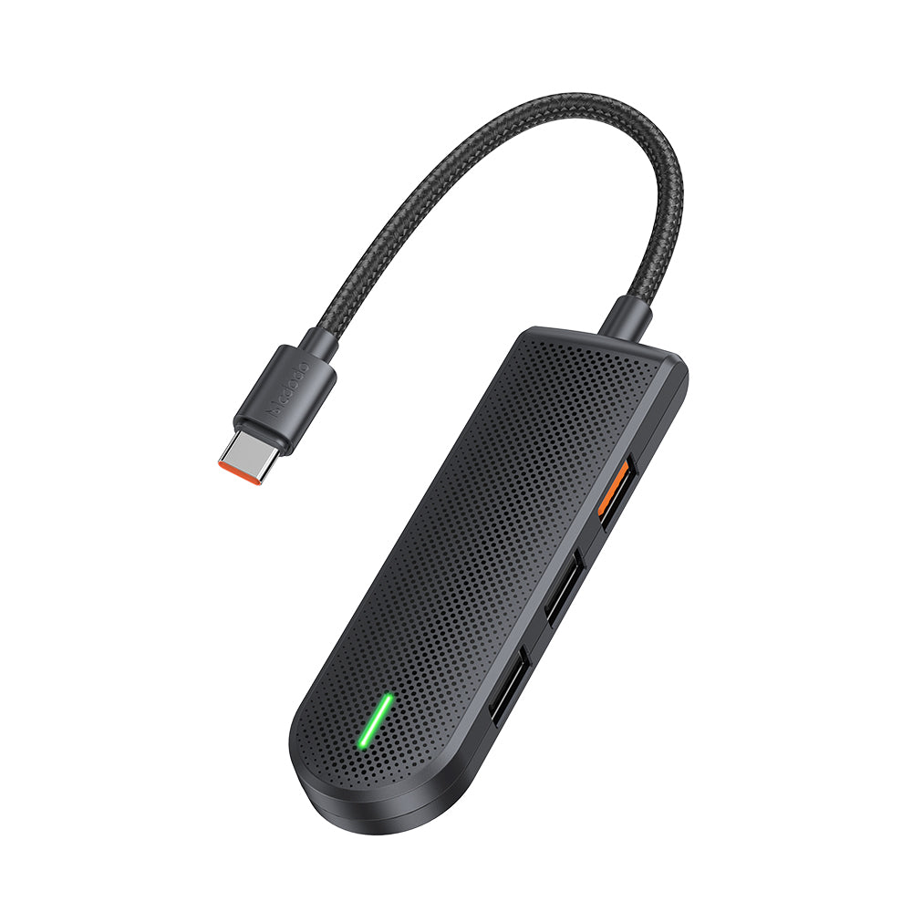 Hub USB-C McDodo HU-1430 Star, 5em1, Preto