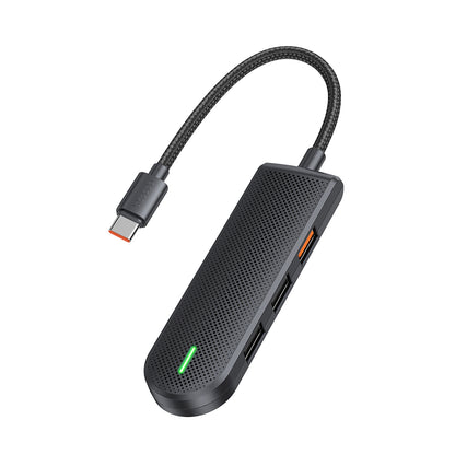 Hub USB-C McDodo HU-1430 Star, 5em1, Preto