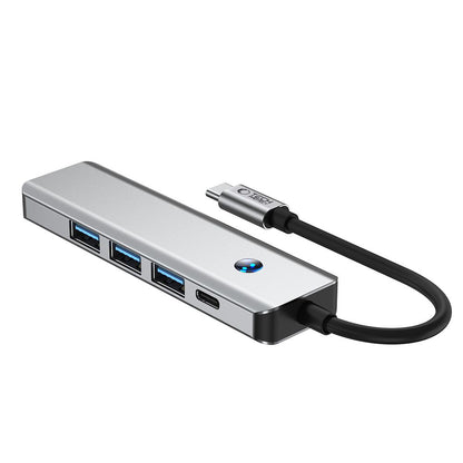 Hub USB-C Tech-Protect HB01, 1 x USB-A 3.0 - 2 x USB-A - 1 x USB-C - 1 x HDMI, Cinzento