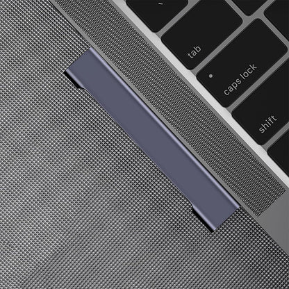 Hub USB-C Techsuit H13 ZenithDock, 4 em 1, Cinzento